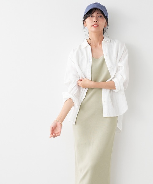 MICA&DEAL（マイカ＆ディール）の「製品染めリネンシャツ