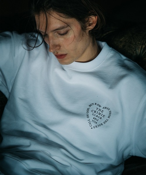 CRIMIE(クライミー)の「BLACK HEART LOGO CREW SWEAT / ブラックハート ロゴ クルー スウェット(スウェット・メンズ・ブラック/ホワイト/ブラウン・XXL/XL/L/M/S)」の1枚目の写真