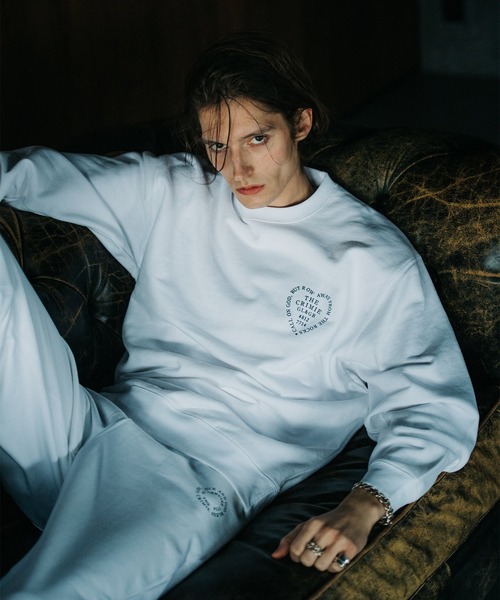 CRIMIE(クライミー)の「BLACK HEART LOGO CREW SWEAT / ブラックハート ロゴ クルー スウェット(スウェット・メンズ・ブラック/ホワイト/ブラウン・XXL/XL/L/M/S)」の8枚目の写真