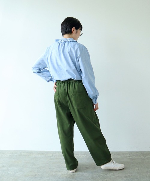 コットンツイル ボリュームパンツ（その他パンツ）｜PAR ICI