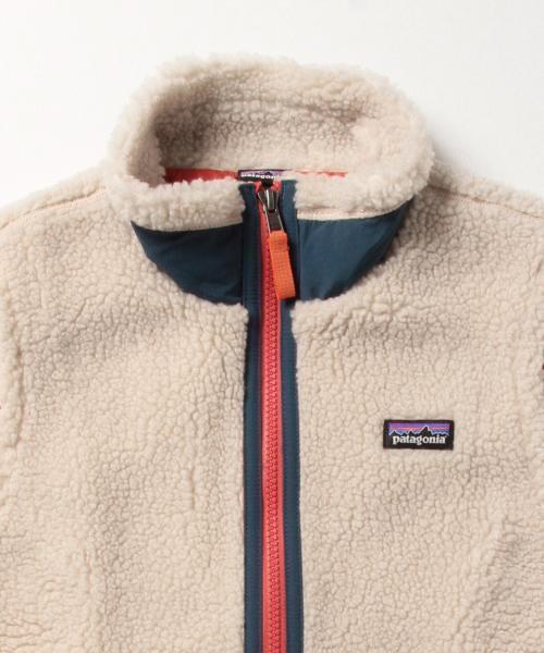 patagonia(パタゴニア)の「Patagonia / Kids Retro-X Vest 15FW(ベスト・レディース・ナチュラル/ネイビー・ONE SIZE)」の7枚目の写真