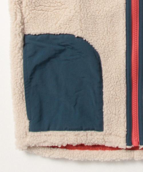 patagonia(パタゴニア)の「Patagonia / Kids Retro-X Vest 15FW(ベスト・レディース・ナチュラル/ネイビー・ONE SIZE)」の9枚目の写真