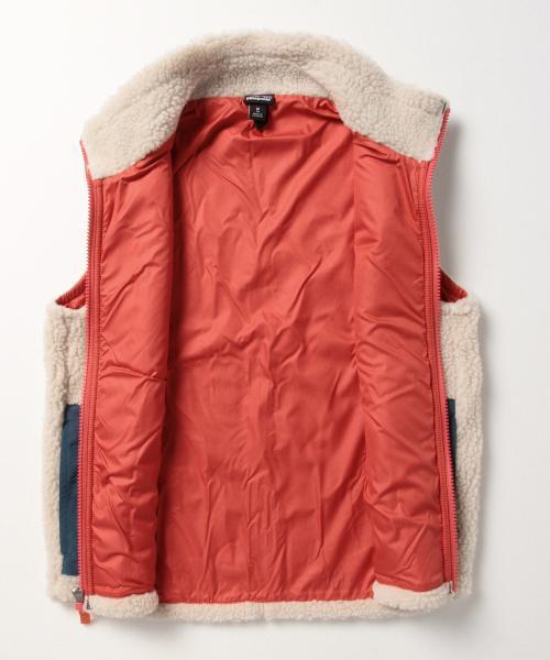 patagonia(パタゴニア)の「Patagonia / Kids Retro-X Vest 15FW(ベスト・レディース・ナチュラル/ネイビー・ONE SIZE)」の10枚目の写真