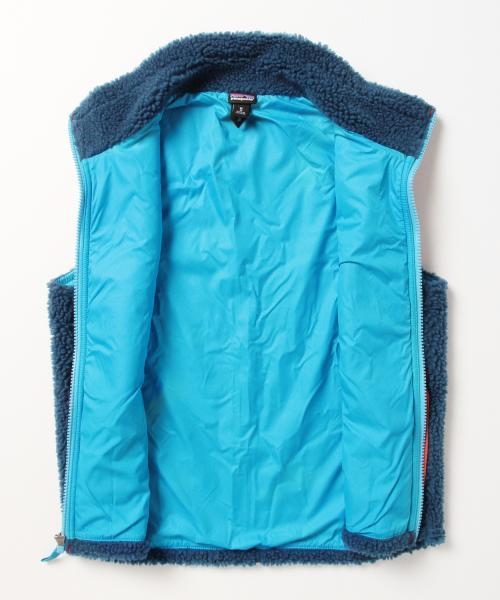patagonia(パタゴニア)の「Patagonia / Kids Retro-X Vest 15FW(ベスト・レディース・ナチュラル/ネイビー・ONE SIZE)」の14枚目の写真