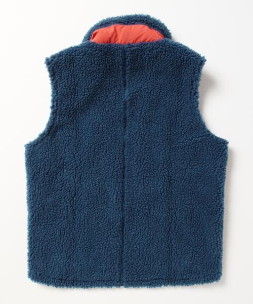 patagonia(パタゴニア)の「Patagonia / Kids Retro-X Vest 15FW(ベスト・レディース・ナチュラル/ネイビー・ONE SIZE)」の8枚目の写真