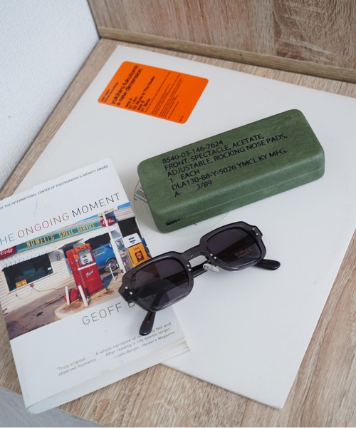 MILITARY(ミリタリー)の「【Military Reproduts ミリタリーリプロダクツ】Type "S9" USS Military Official G.I. Glasses 米軍タイプ サングラス メガネ(サングラス・メンズ・ブラック×グレー/ブラウン/ブラック/ブラウン系その他/ブラック系1/オレンジ・ONE SIZE)」の11枚目の写真