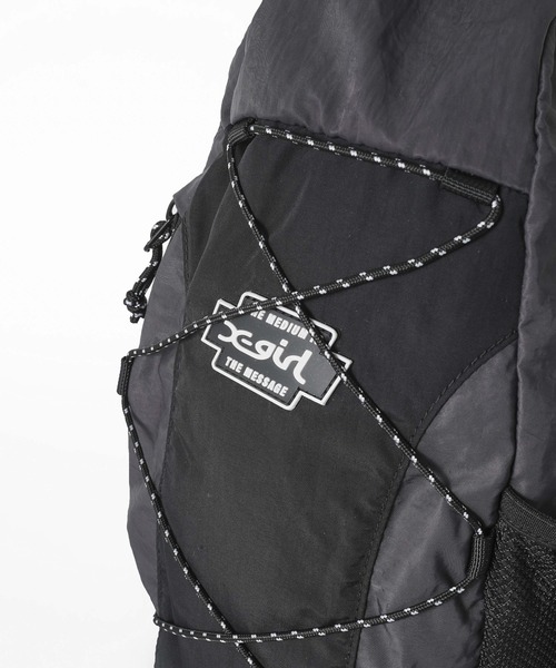 X-girl（エックスガール）の「BUNGEE CORD MINI BAG（ショルダーバッグ・レディース・ブルー/ブラック・ONE SIZE）」の7枚目の写真