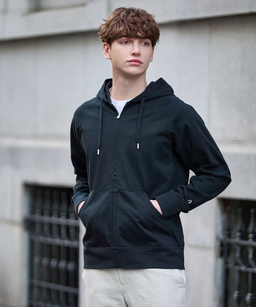 DRESSTERIOR ネイビーフルジップフーディ サイズ3 ドレステリア DRESSTERIOR 【ベストセラー／定番】吊裏毛ジップアップ