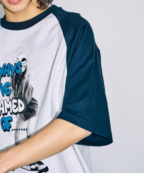 セール】WEGO/フォトグラフィックラグランBIGT（Tシャツ