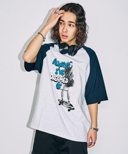 WEGO(ウィゴー)の「WEGO/フォトグラフィックラグランBIGT(Tシャツ/カットソー・メンズ・その他1/その他2・MEDIUM/LARGE)」の13枚目の写真