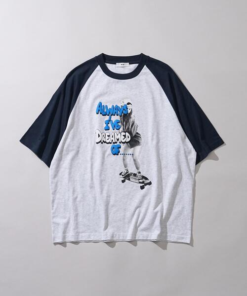 セール】WEGO/フォトグラフィックラグランBIGT（Tシャツ