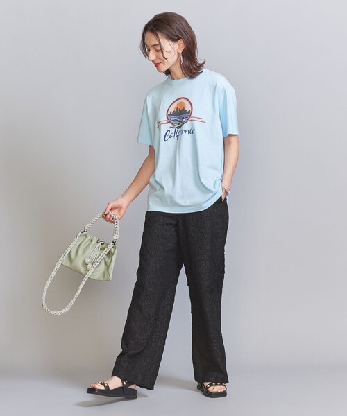 BEAUTY&YOUTH UNITED ARROWS（ビューティーアンドユースユナイテッドアローズ）の「カットジャカード バックゴムパンツ（その他パンツ・レディース・オレンジ/ブラック・S/M）」の7枚目の写真