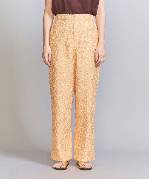 BEAUTY&YOUTH UNITED ARROWS（ビューティーアンドユースユナイテッドアローズ）の「カットジャカード バックゴムパンツ（その他パンツ・レディース・オレンジ/ブラック・S/M）」の13枚目の写真