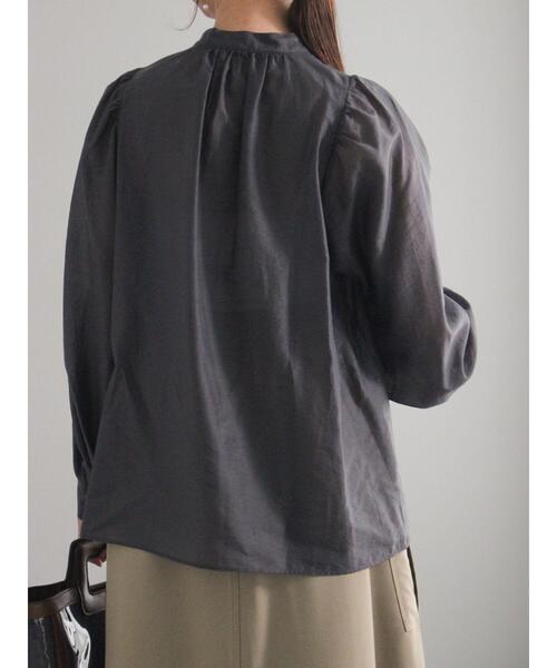 Te chichi（テチチ）の「フロントメニーボタンブラウス（シャツ/ブラウス・レディース・オフホワイト/チャコールグレー/イエロー・F）」の16枚目の写真