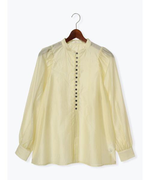 Te chichi（テチチ）の「フロントメニーボタンブラウス（シャツ/ブラウス・レディース・オフホワイト/チャコールグレー/イエロー・F）」の22枚目の写真