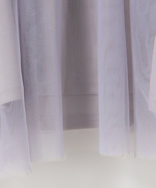 Heather（ヘザー）の「サッシュ付きチュールチュニックブラウス　111545（シャツ/ブラウス・レディース・ブラック/オフホワイト/グレー・FREE）」の16枚目の写真