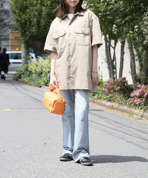 Dickies（ディッキーズ）の「【Dickies】SHIRTS SSFQ　半袖シャツ /1574（シャツ/ブラウス・メンズ・ダークグリーン/ブラック/レッド/ライトグレー/ベージュ/ネイビー/チャコールグレー・S/L/M/XXL/XL）」の22枚目の写真