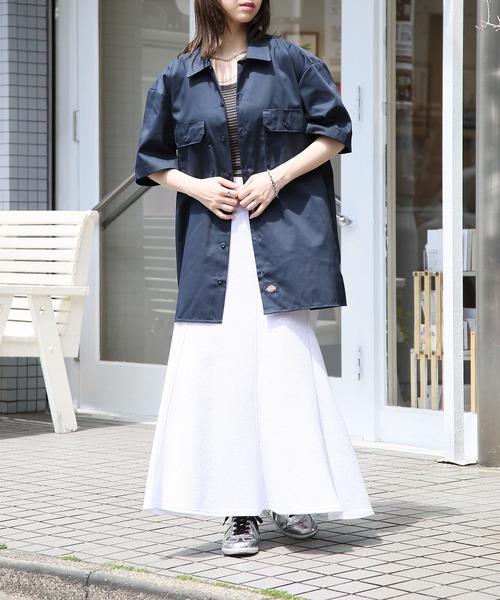 Dickies（ディッキーズ）の「【Dickies】SHIRTS SSFQ　半袖シャツ /1574（シャツ/ブラウス・メンズ・ダークグリーン/ブラック/レッド/ライトグレー/ベージュ/ネイビー/チャコールグレー・S/L/M/XXL/XL）」の12枚目の写真