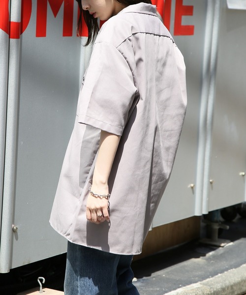 Dickies（ディッキーズ）の「【Dickies】SHIRTS SSFQ　半袖シャツ /1574（シャツ/ブラウス・メンズ・ダークグリーン/ブラック/レッド/ライトグレー/ベージュ/ネイビー/チャコールグレー・S/L/M/XXL/XL）」の15枚目の写真