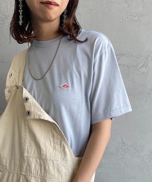 新品★ダントン★ワンポイントロゴ ショートスリーブTシャツ　ピンクt2504 DANTON/ダントン] ワンポイントロゴ ショートスリーブTシャツ（T