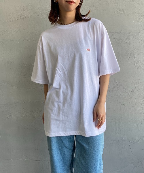DANTON/ダントン] ワンポイントロゴ ショートスリーブTシャツ（T