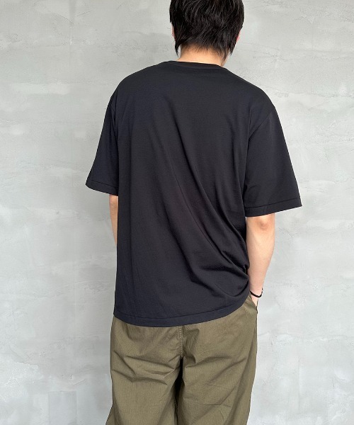 新品未使用⭐︎完売⭐︎DANTON ダントン　ショート丈　袖ワンポイント DANTON/ダントン] ワンポイントロゴ ショートスリーブTシャツ（T