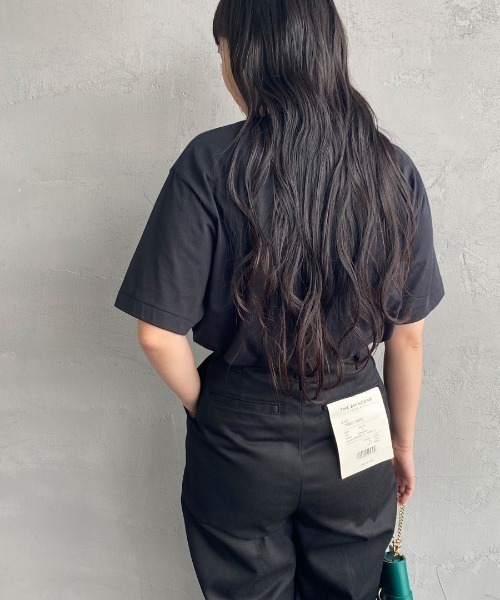 DANTON（ダントン）の「[DANTON/ダントン] ワンポイントロゴ ショートスリーブTシャツ（Tシャツ/カットソー・レディース・ネイビー系/ピンク/ブラック/サックスブルー/ネイビー/レッド/ホワイト/チャコール/グレイッシュベージュ/グレー・S size/M size/XL/M/L/S/Msize）」の13枚目の写真