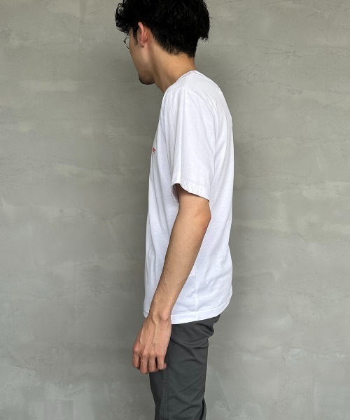 新品★ダントン★ワンポイントロゴ ショートスリーブTシャツ　ピンクt2504 DANTON（ダントン）の「[DANTON/ダントン] ワンポイントロゴ
