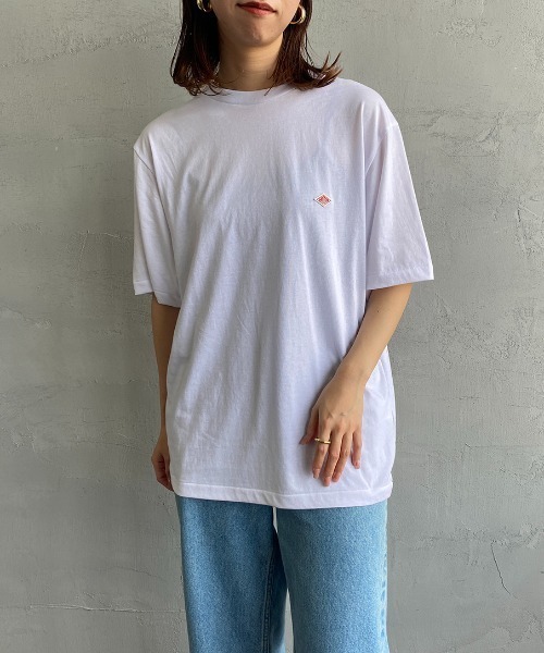 DANTON/ダントン] ワンポイントロゴ ショートスリーブTシャツ（T