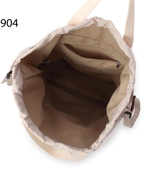 one'sterrace（ワンズテラス）の「◆HE BITTE 2WAYナップサック（その他・レディース・アイボリー系8/グリーン系その他6/イエロー系8/ブラック系8・99）」の9枚目の写真