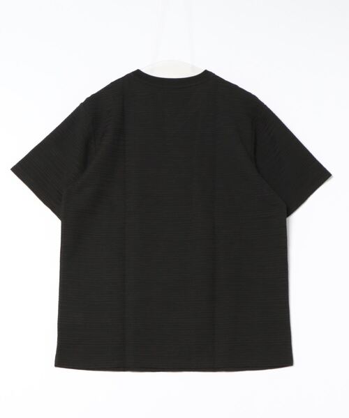 TAKA-Q(タカキュー)の「【綿混】タカキュー タックボーダー Vネック 半袖 Tシャツ(Tシャツ/カットソー・メンズ・ブラック/ホワイト/ネイビー・X-LARGE/LARGE/MEDIUM)」の4枚目の写真