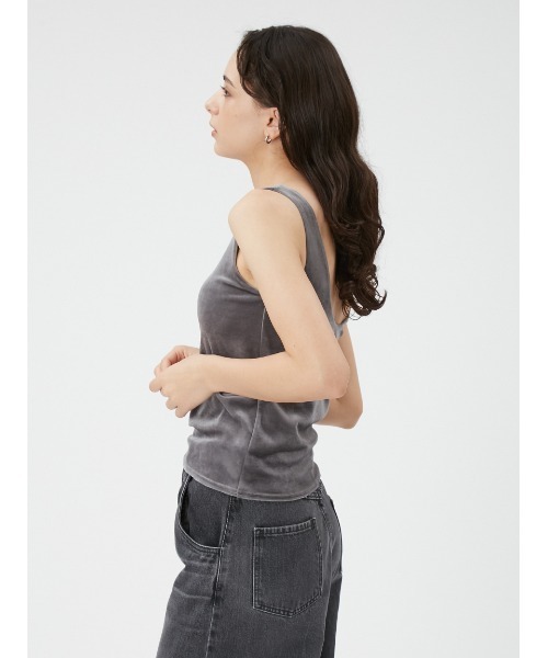 FRAY I.D(フレイアイディー)の「カップインベロアタンクトップ(タンクトップ・レディース・ベージュ/グレー/ブルー/キャメル・FREE)」の7枚目の写真