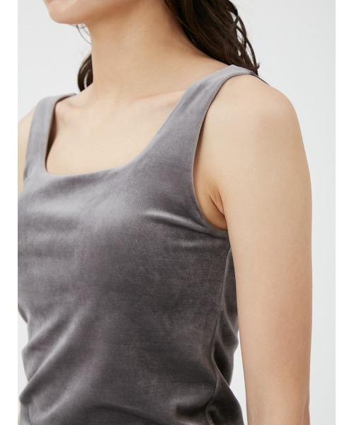 FRAY I.D(フレイアイディー)の「カップインベロアタンクトップ(タンクトップ・レディース・ベージュ/グレー/ブルー/キャメル・FREE)」の9枚目の写真