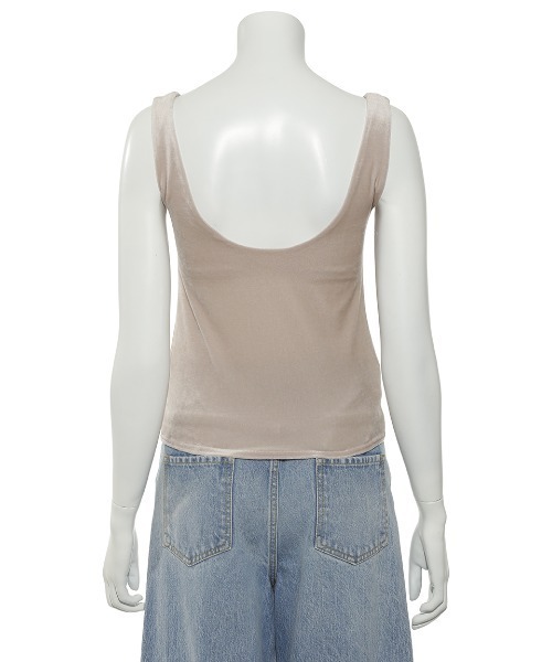 FRAY I.D(フレイアイディー)の「カップインベロアタンクトップ(タンクトップ・レディース・ベージュ/グレー/ブルー/キャメル・FREE)」の16枚目の写真