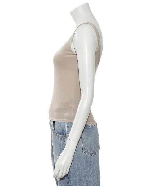 FRAY I.D(フレイアイディー)の「カップインベロアタンクトップ(タンクトップ・レディース・ベージュ/グレー/ブルー/キャメル・FREE)」の17枚目の写真