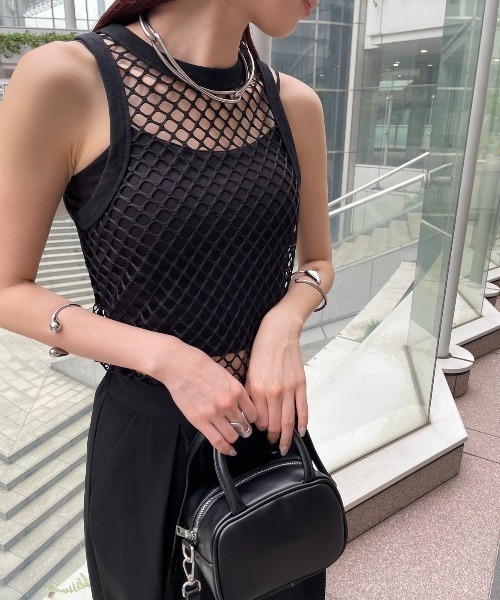AIC.（エーアイシー）の「メッシュアメスリタンクトップ（タンクトップ