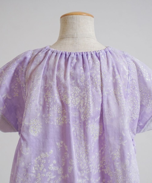 NAOMI ITO（ナオミイトウ）の「【NAOMI ITO】ラナ ワンピース 80cm・90cm・100cm・110cm（ワンピース・キッズ・ライトグリーン/ラベンダー・80ｃｍ/90cm/110cm/100cm）」の8枚目の写真