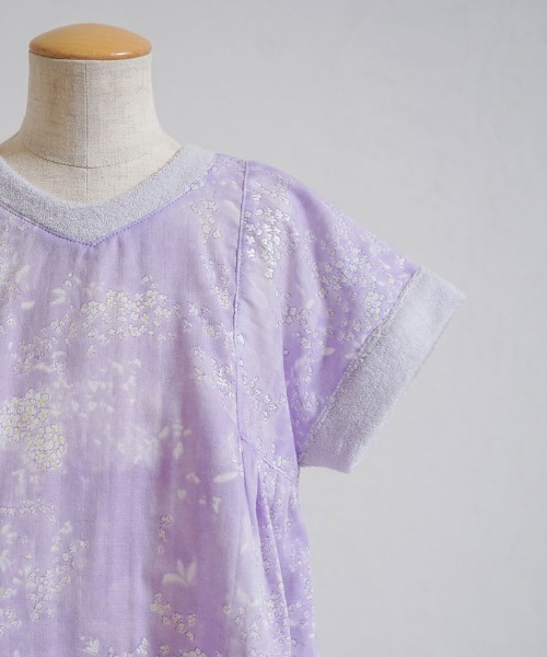 NAOMI ITO（ナオミイトウ）の「【NAOMI ITO】ラナ ワンピース 80cm・90cm・100cm・110cm（ワンピース・キッズ・ライトグリーン/ラベンダー・80ｃｍ/90cm/110cm/100cm）」の7枚目の写真