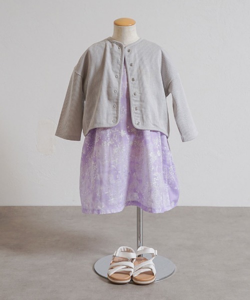 NAOMI ITO（ナオミイトウ）の「【NAOMI ITO】ラナ ワンピース 80cm・90cm・100cm・110cm（ワンピース・キッズ・ライトグリーン/ラベンダー・80ｃｍ/90cm/110cm/100cm）」の6枚目の写真