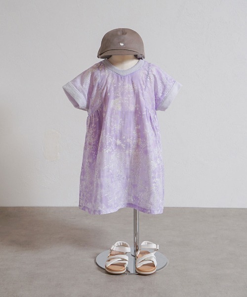 NAOMI ITO（ナオミイトウ）の「【NAOMI ITO】ラナ ワンピース 80cm・90cm・100cm・110cm（ワンピース・キッズ・ライトグリーン/ラベンダー・80ｃｍ/90cm/110cm/100cm）」の5枚目の写真