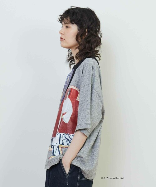 リメイクT FRAPBOIS STARWARSコレクション (Tシャツ) FRAPBOIS（フラボア）の「リメイクT FRAPBOIS STARWARSコレクション（T