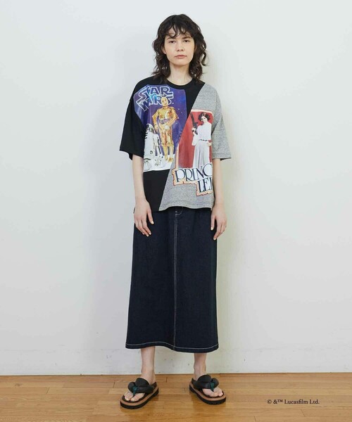 リメイクT FRAPBOIS STARWARSコレクション (Tシャツ) FRAPBOIS（フラボア）の「リメイクT FRAPBOIS STARWARSコレクション（T