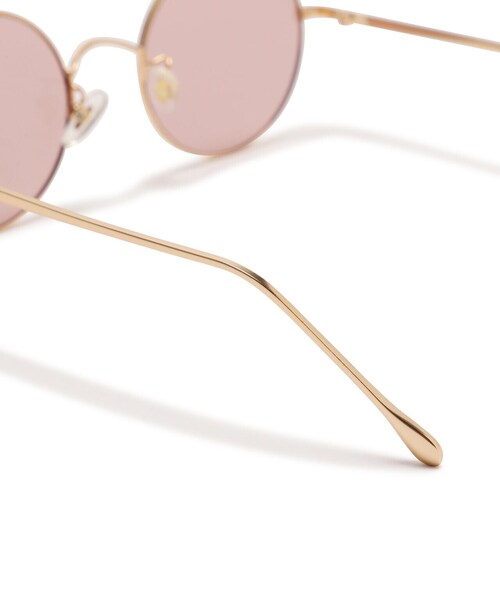 NATURAL BEAUTY BASIC（ナチュラルビューティーベーシック）の「メタルラウンドグラス（サングラス・レディース・ベージュ/ピンク・ﾌﾘ-）」の11枚目の写真