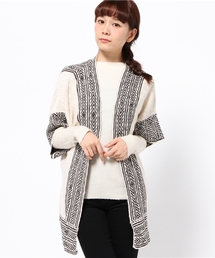 SEVENDAYS=SUNDAY | 綿麻スラブ　ジャカードトッパーカーディガン(カーディガン/ボレロ)
