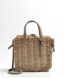 CLEDRAN（クレドラン）の「【本革 ハンドル】CL3650 ARAROG BOX TOTE　カゴバッグ　アラログ（ショルダーバッグ）」