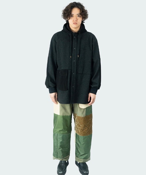 masterkey（マスターキー）の「mpa3470- WONDER SHIRTS シャツパーカー（パーカー・メンズ・グレー系その他・FREE）」の3枚目の写真