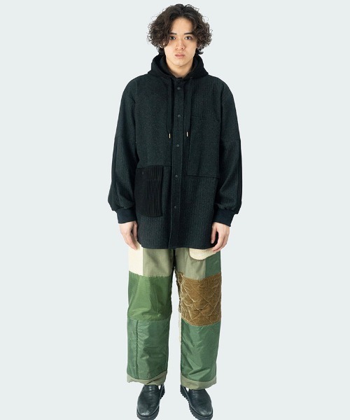 masterkey（マスターキー）の「mpa3470- WONDER SHIRTS シャツパーカー（パーカー・メンズ・グレー系その他・FREE）」の4枚目の写真