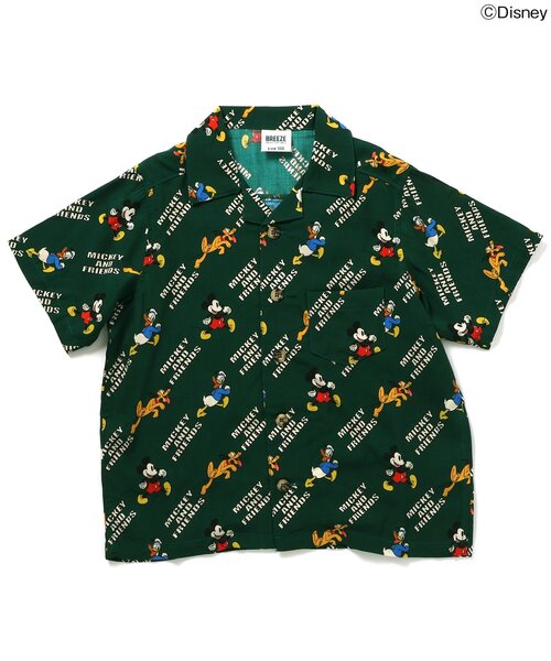 Disney シャツ 「ディズニーキャラクター」アロハシャツ（オトナ