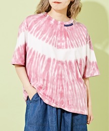CUBE SUGAR（キューブシュガー）の「インド綿タイダイTシャツ（Tシャツ/カットソー）」