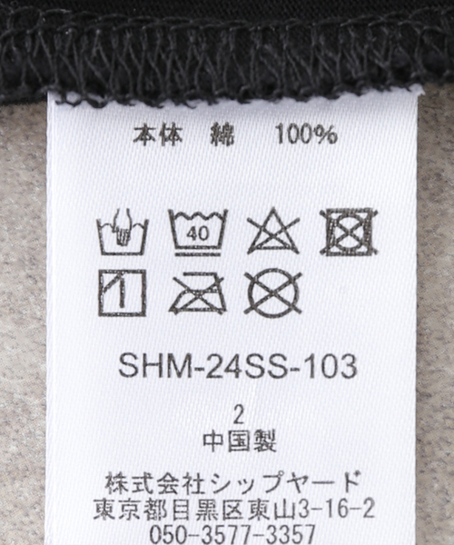 PULP/417EDIFICE(パルプフォーワンセブンエディフィス)の「【SHERMER / シャーマー】SH 2.0 T-SHIRT(Tシャツ/カットソー・メンズ・ブラック・1)」の3枚目の写真